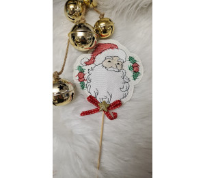 Stickdatei ITH - Stecker Weihnachtsmann 